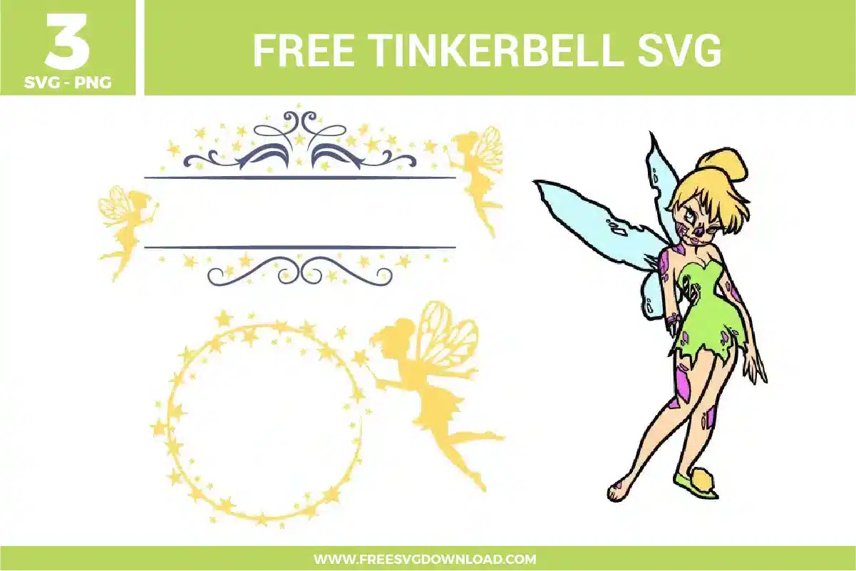 Tinker Bell Free SVG Files