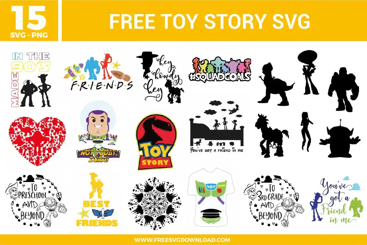 Toy Story Free SVG Files
