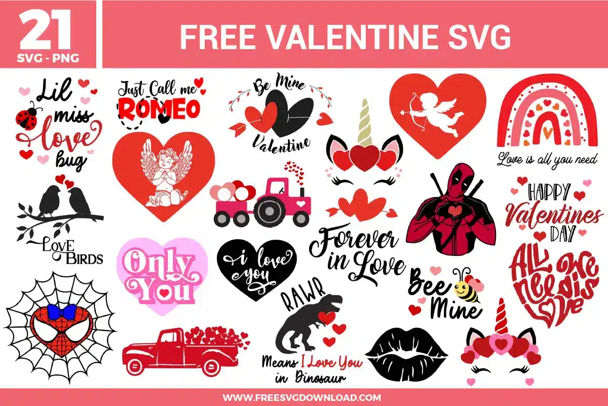 Valentine Free SVG Files