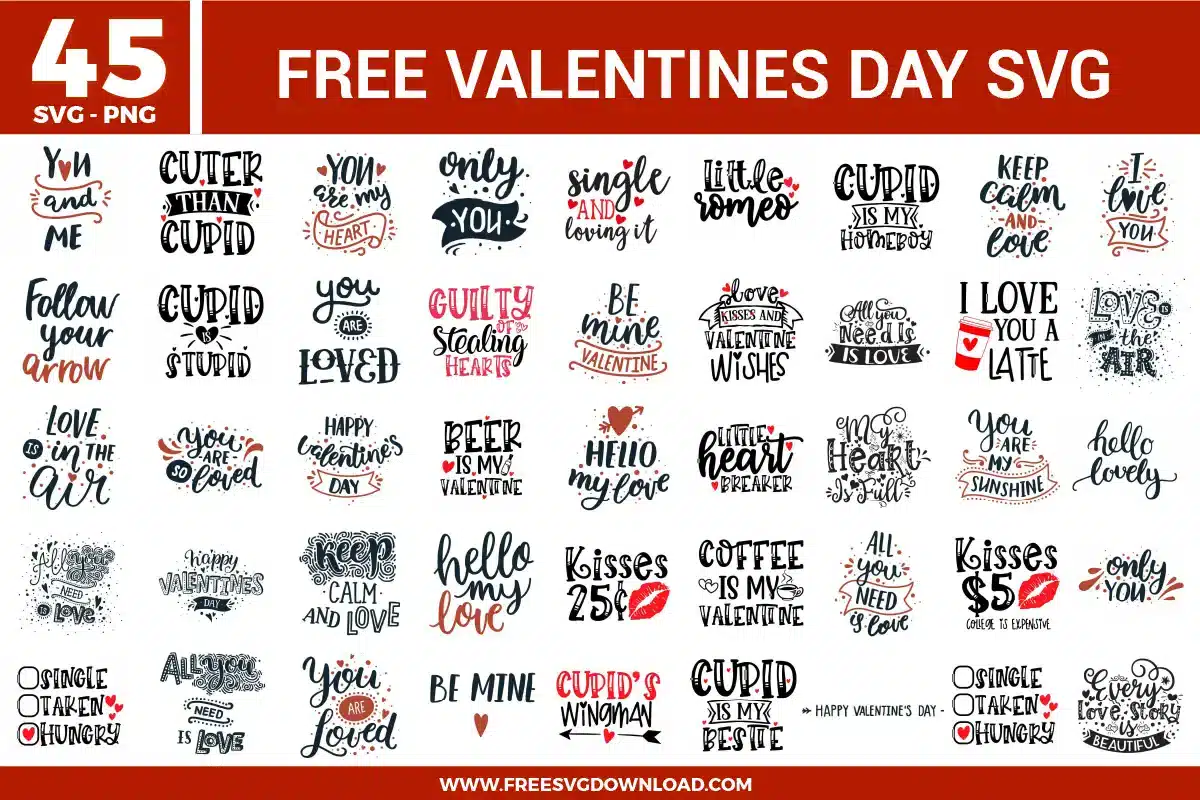 Valentines Day Free SVG Files