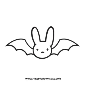 Bad Bunny Halloween Free SVG File