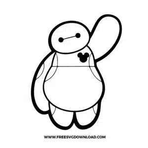 Baymax Free SVG File