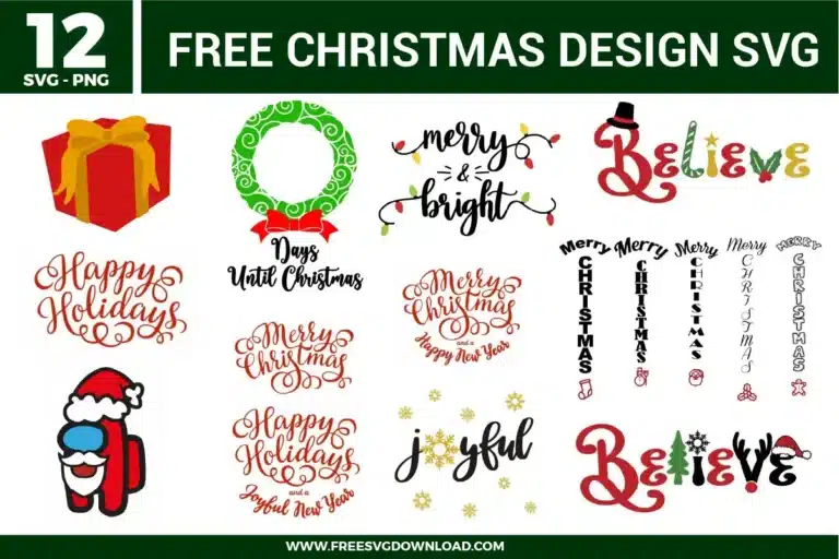 Christmas Design Free SVG Files