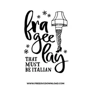 A Christmas Story Free SVG File