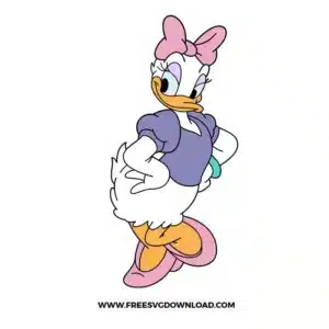 Daisy Duck Free SVG File
