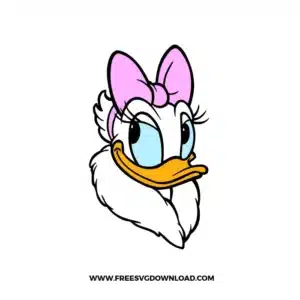 Daisy Duck Bow Free SVG File
