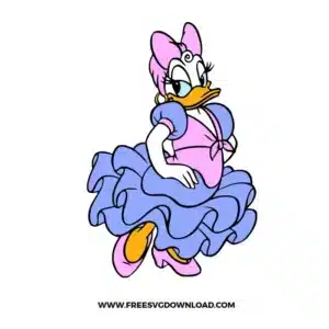 Daisy Duck Disney Free SVG File