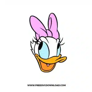 Daisy Duck Face Free SVG File​