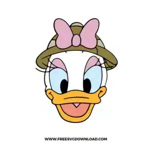 Daisy Duck Free SVG File