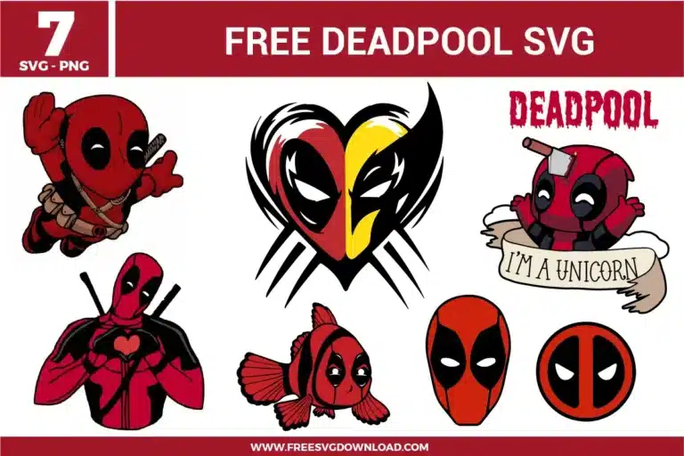 Deadpool Free SVG File