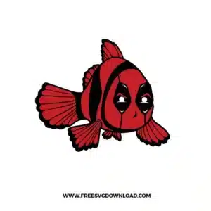 Deadpool Nemo Free SVG File