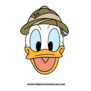 Donald Duck Free SVG File