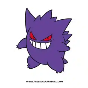 Gengar Free SVG File