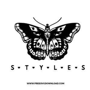 Harry Styles Butterfly Free SVG File