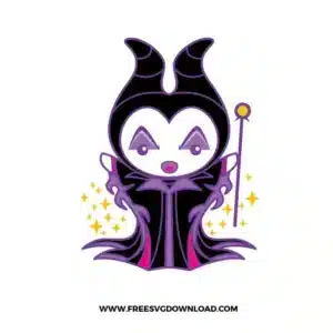 Hello Kitty Maleficent Free SVG File