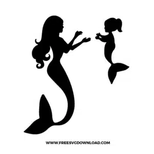 Mermaids Free SVG File