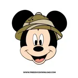 Mickey Mouse Free SVG File
