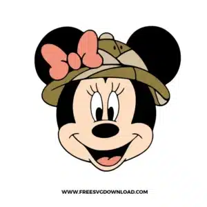 Minnie Mouse Free SVG File