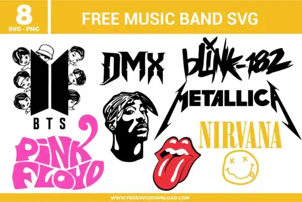 Music Band Free SVG Files