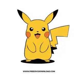 Pikachu Free SVG File