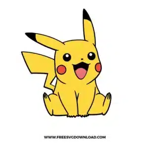 Pikachu Cricut Free SVG File