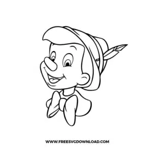 Pinocchio Free SVG File