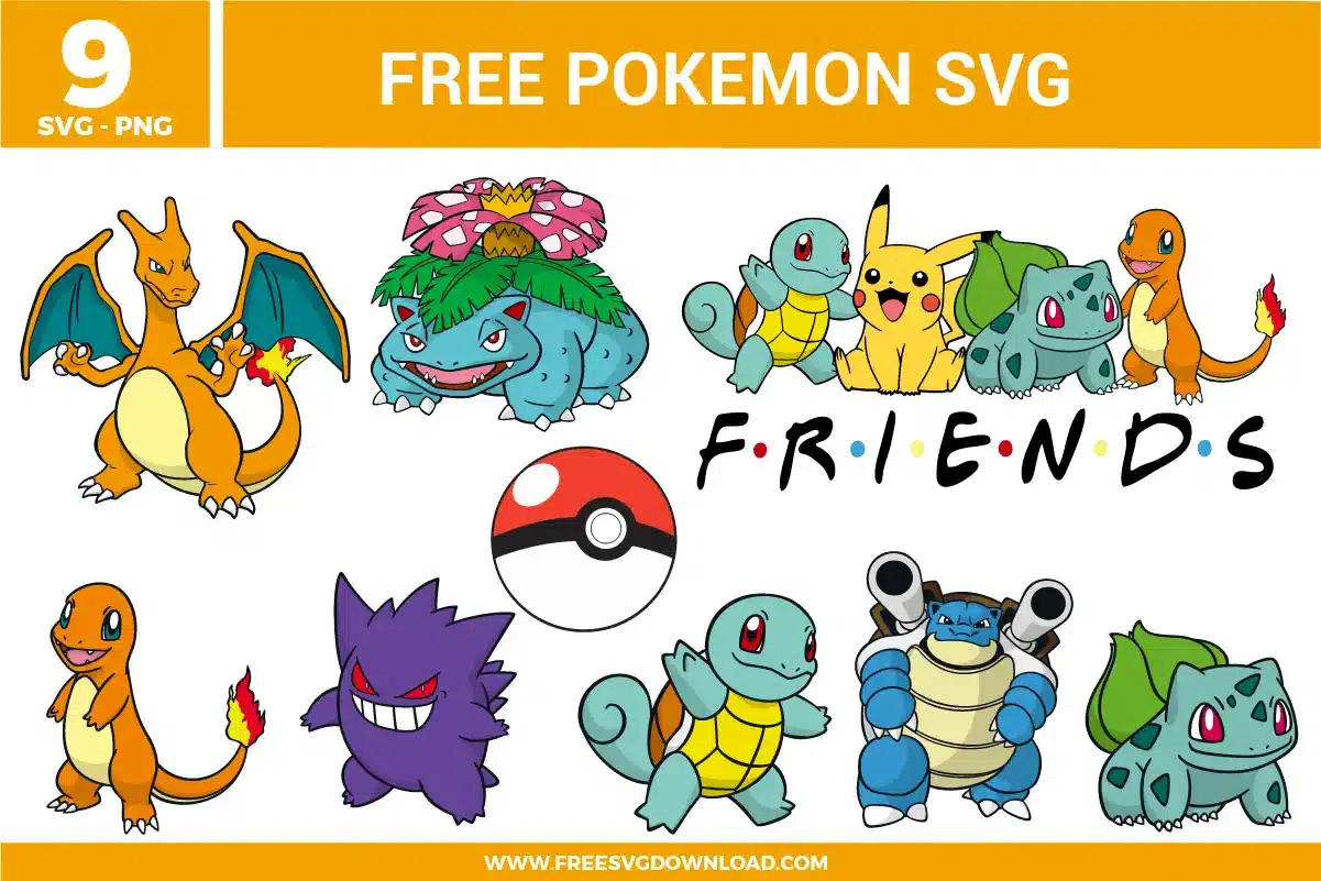 Pokemon Free SVG Files