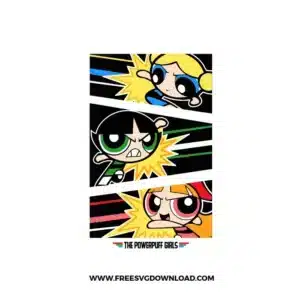 Powerpuff Girls Cricut Free SVG File