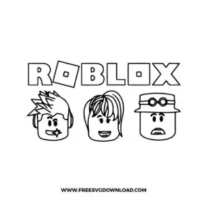 Roblox Characters Free SVG File