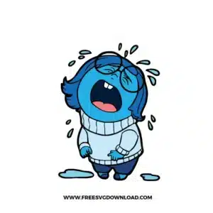 Sadness Inside Out Free SVG File