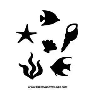 Seashells Free SVG File