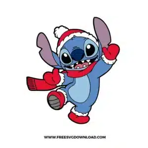 Stitch Christmas Free SVG File