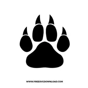 Tiger Claw Free SVG File