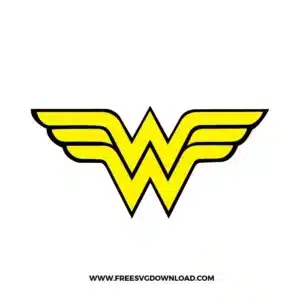 Wonder Woman Logo Free SVG File