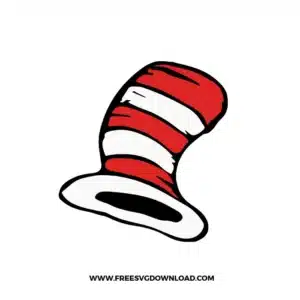 Cat And The Hat Free SVG File