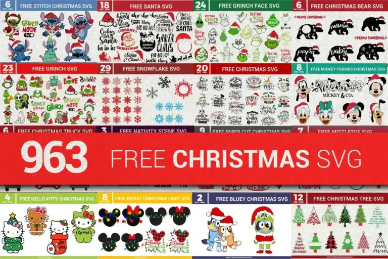 963 free Christmas svg files
