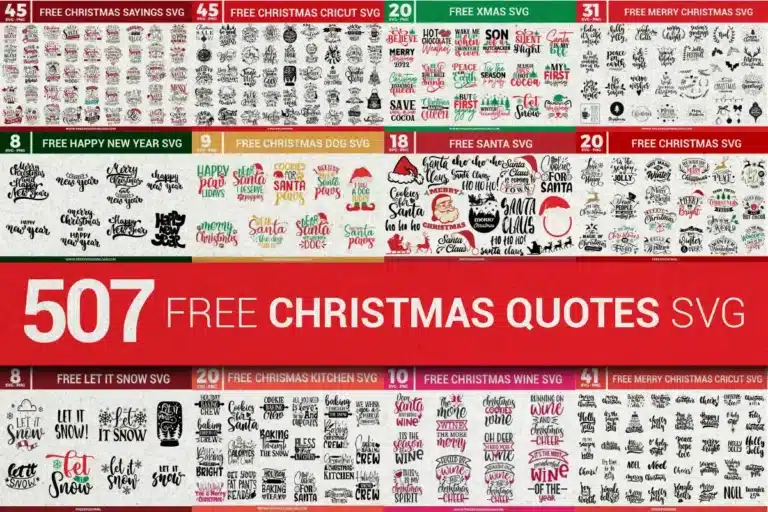 Free Christmas Quotes SVG