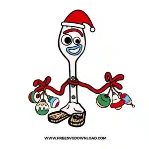 Forky Christmas Free SVG File