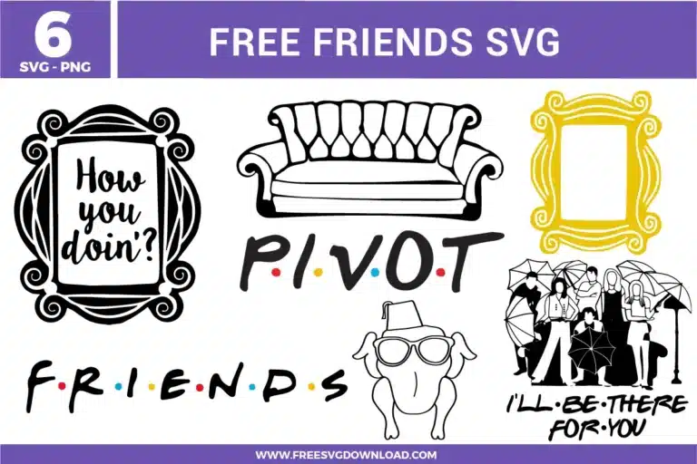 Friends Free SVG Files