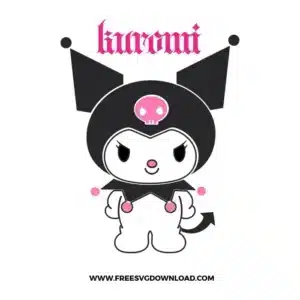 Kuromi Free SVG File