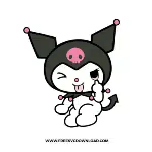 Kuromi Cricut Free SVG File