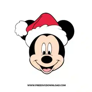 Mickey Christmas Free SVG File
