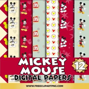 Free Mickey Mouse Digital Papers