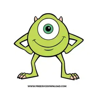 Monsters Inc Mike Free SVG File