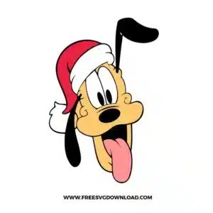 Pluto Christmas Free SVG File