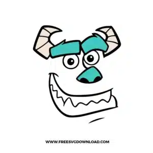 Sully Face Free SVG File