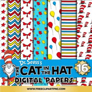 The Cat In The Hat Digital Papers