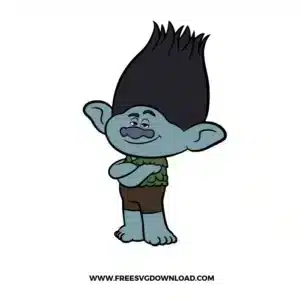 Trolls Branch Free SVG File