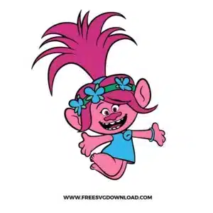 Trolls Poppy Free SVG File