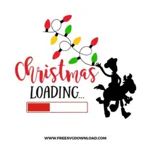 Woody Christmas Free SVG File